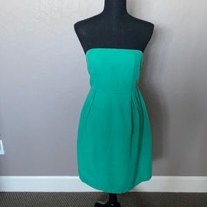 Old navy Green strapless dress size small